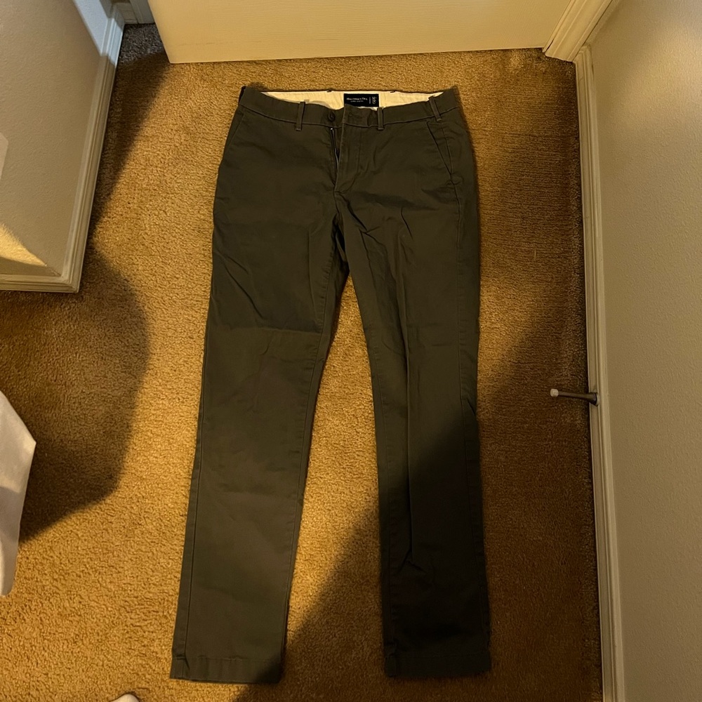 Abercrombie Gray Skinny Stretch Jeans